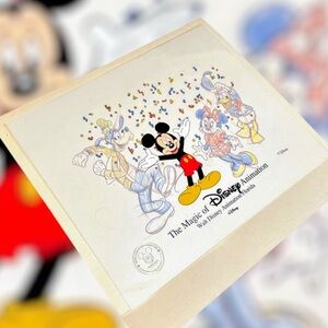 Disney MGM Studios Animation Gallery Cel Print - 70 Years Mickey Mouse Vintage